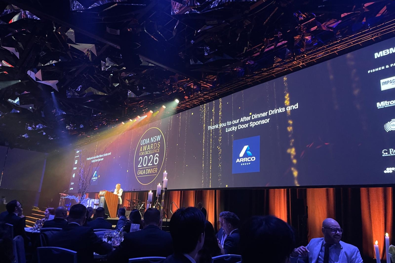UDIA NSW Awards for Excellence Gala Dinner