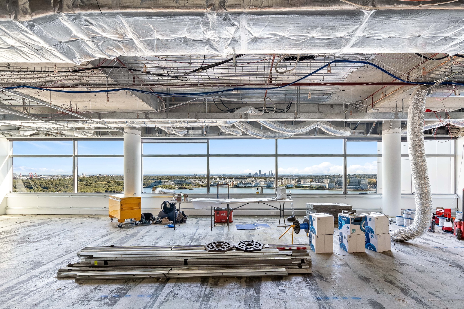 ARRCO Fitouts Rhodes project, bare shell before works begin